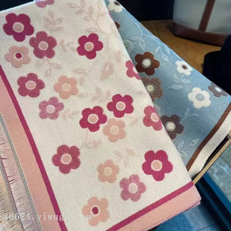 We offer wholesale scarves for e-commerce live-streaming, high-quality high-speed jacquard series with colorful small flowers, and supply chain services Application Scenario