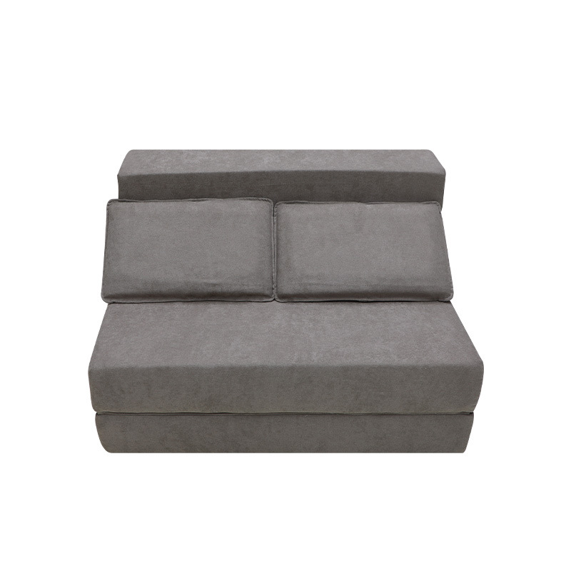 Cross-border compressed folding sofa bed, convertible sleeping chair with pillow, soft folding chair bed, multi-functional for living room and bedroom