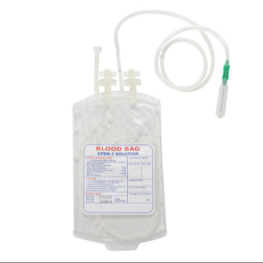 Disposable single-tube blood transfusion bags for foreign trade 100/250/350ml medical sterile large-capacity universal blood bags Specification image
