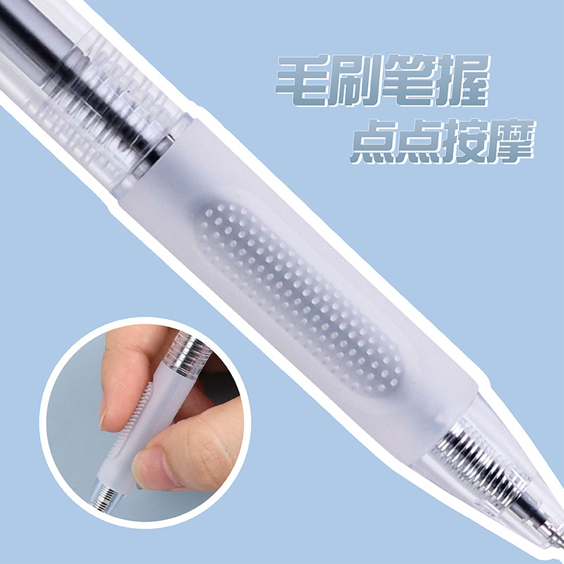 Modern Beauty AK-95 Spring Press Stationery Gel Pen Student Office Supplies Stationery 0.5mm Gel pen Specification image