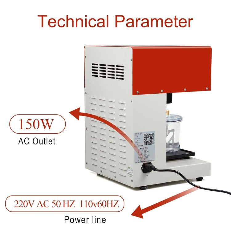 Foreign trade dental vacuum mixer, dental technician alginate mixer, gypsum vacuum embedding machine Item Picture