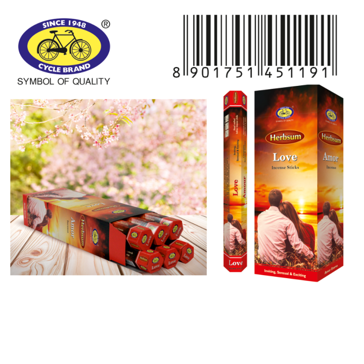 进口印度香塔香瑜伽线香HB122-Love。