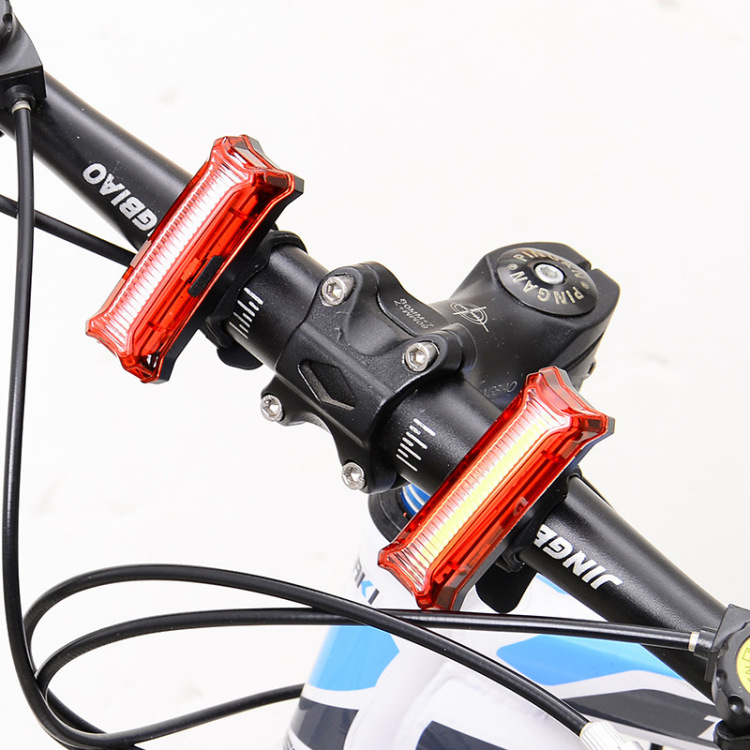 2255+1861 faros de bicicleta recargables conjunto de luces traseras conjunto de luces de bicicleta faros de bicicleta advertencia de seguridad luz trasera Specification image