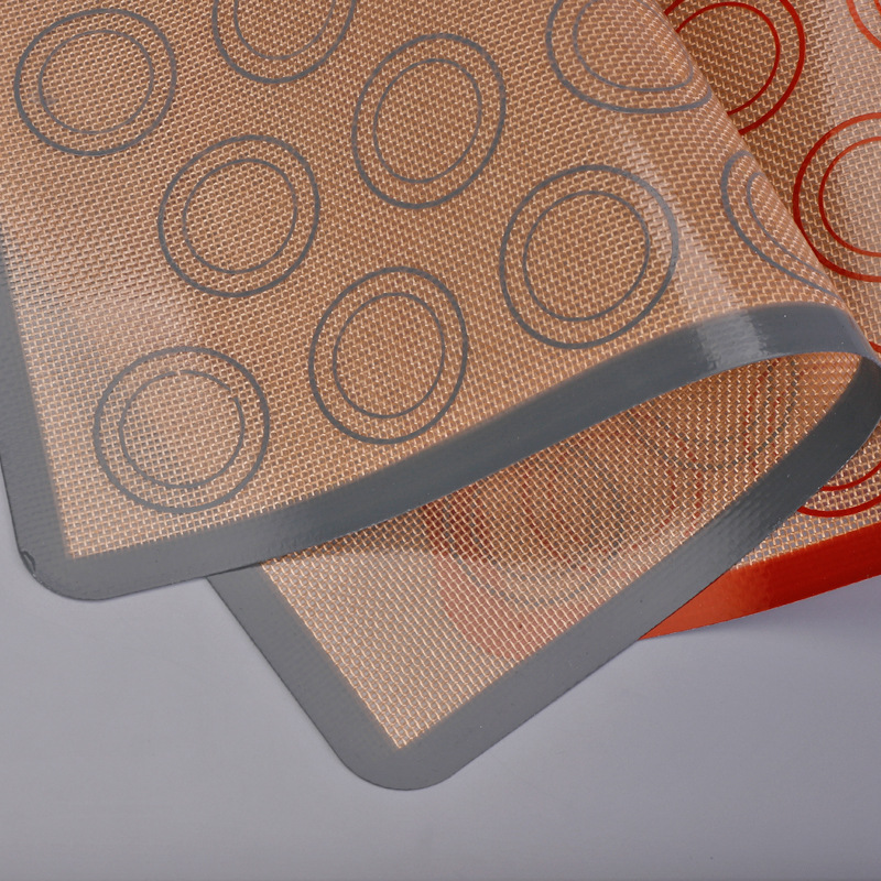 High-temperature resistant and non-stick macaron silicone baking MATS, baking MATS, cookie melting bean cream puffs, home oven MATS, kneading MATS details Picture