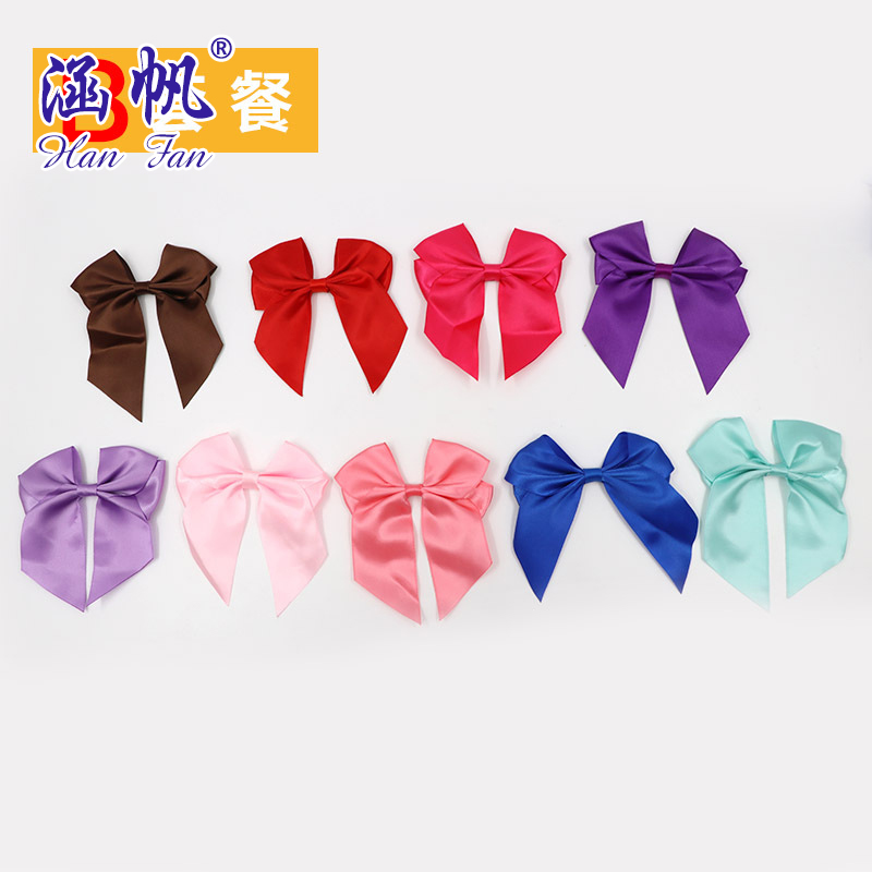 Hand-tied ribbon, bow, ribbon manufacturer wholesale Yiwu craft gift packaging, wedding candy boxes, bow accessories details Picture