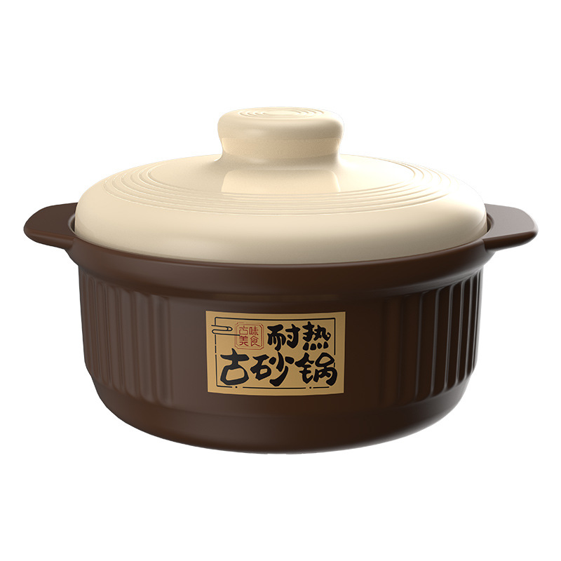 家用砂锅煤气灶用炖锅燃气灶明火直烧大容量煮粥煲汤炖肉沙锅煲 Application Scenario