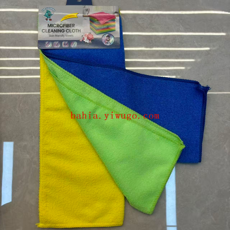 Three pieces of plain polyester fabric, 30*40cm, kitchen dishcloths, stain removers, wiping cloths and cleaning cloths Application Scenario