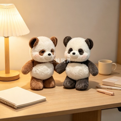 Running panda vaca peluche running running panda ternera muñeca boneco pacificador muñeca cojín web bebé Specification image