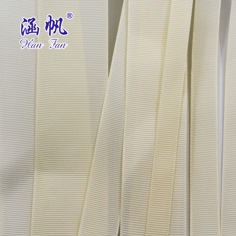 Factory direct sales supply of encrypted ribbed ribbons, webbing, DIY hair accessories, ribbed ribbons, colored ribbons, gift packaging, clothing ribbons Specification image
