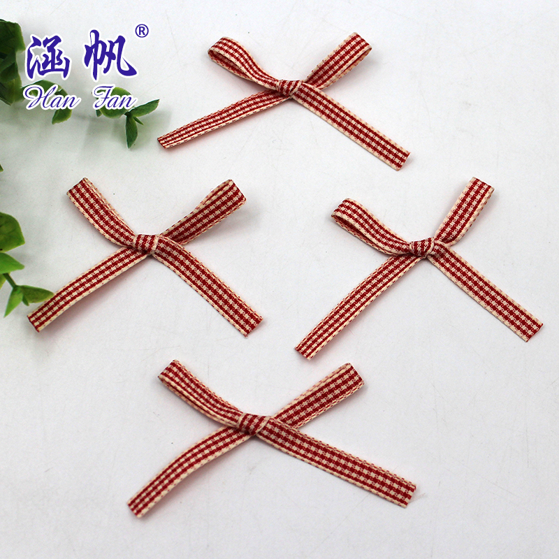 Checkered, bowknot underwear, socks, high-end gift box packaging, clothing accessories, toys, webbing, bowknot details Picture