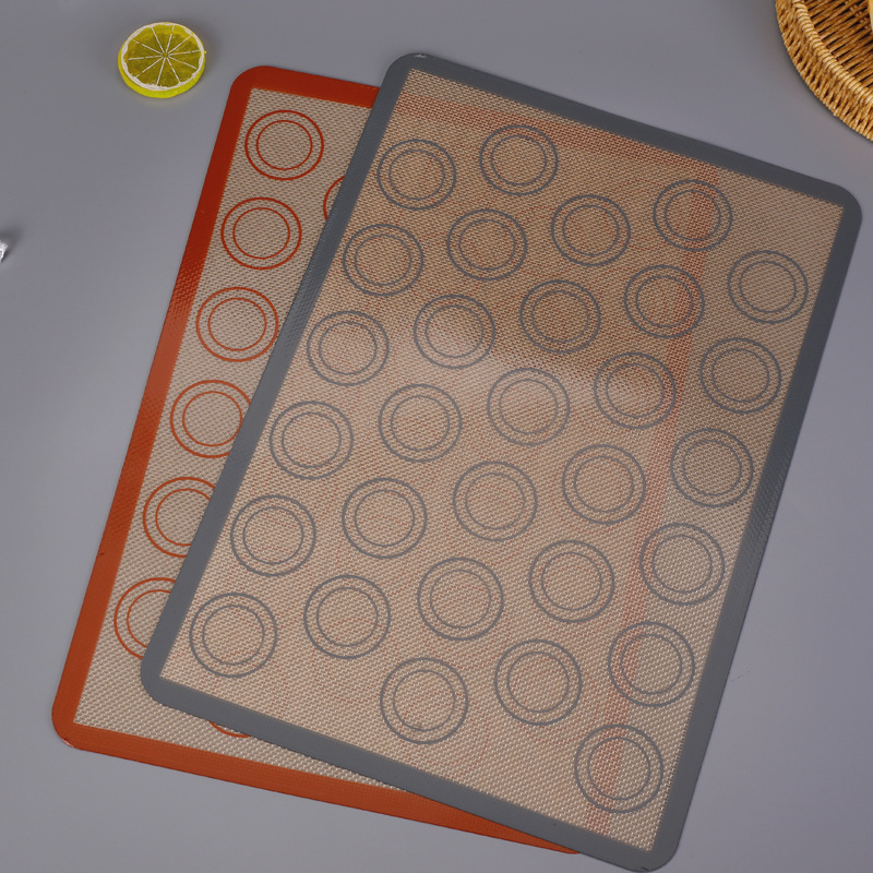耐高温不粘马卡龙硅胶烤垫烘焙垫曲奇溶豆泡芙家用烤箱垫子揉面垫