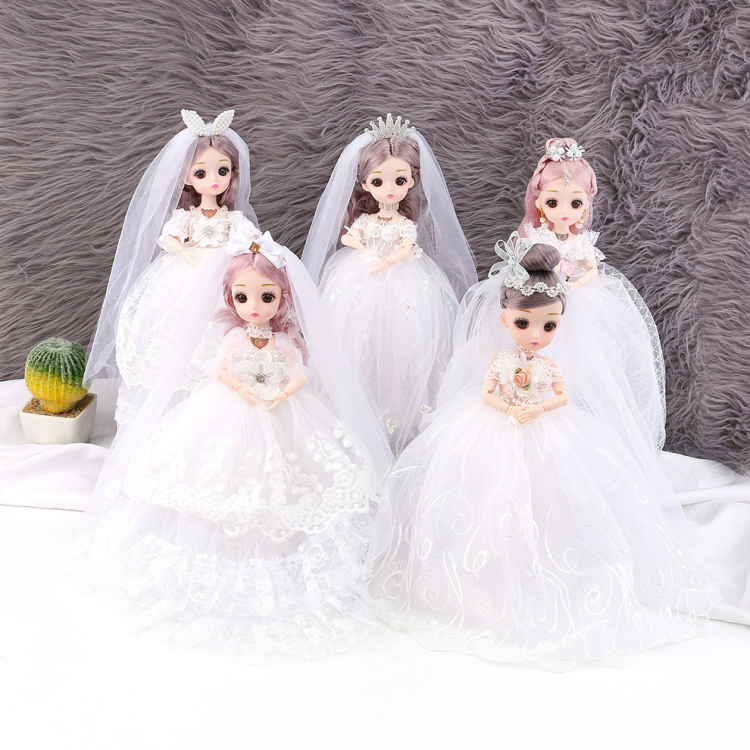 30-centimeter wedding dress, smart music, New Year goods, ornaments, dolls, toys, wedding dresses, princesses, hot sales, street stalls, night markets, wholesale supplies, girls, children, students, activity gifts pic 1