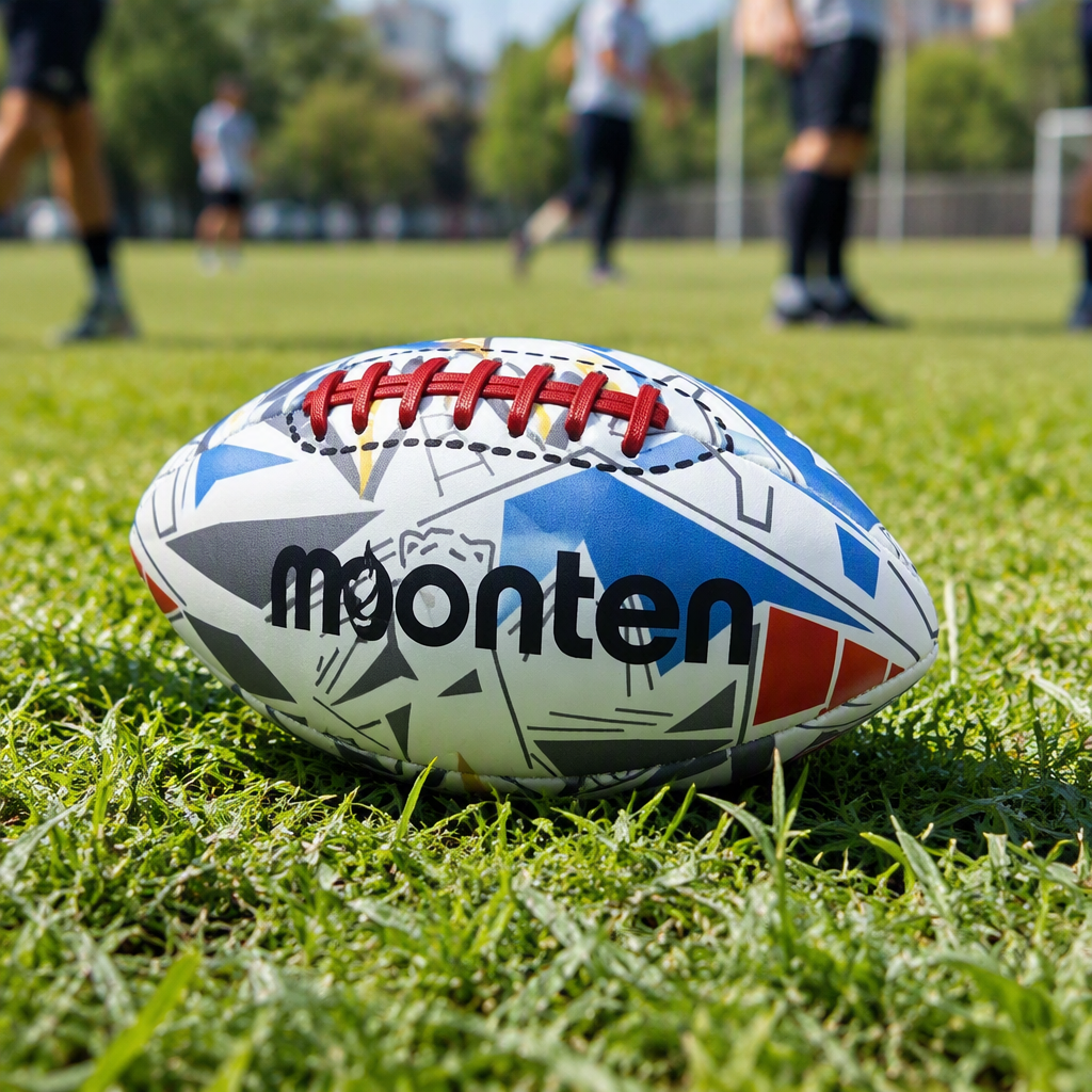 Patrón colorido rugby deporte entrenamiento competición especial adulto niños universal durable handfeel cómodo