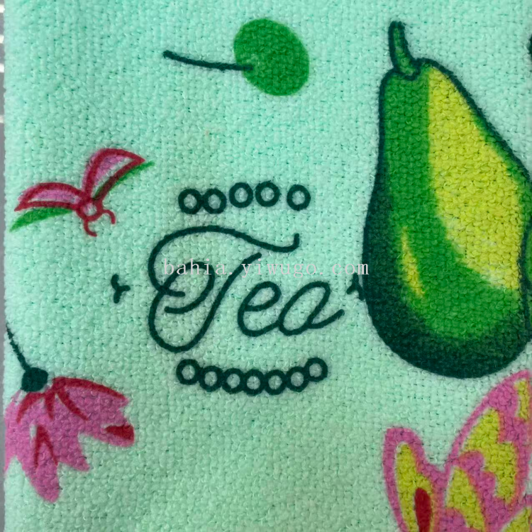 Printed household cleaning cloth: Water-absorbent and non-shedding multi-functional cleaning cloth Specification image