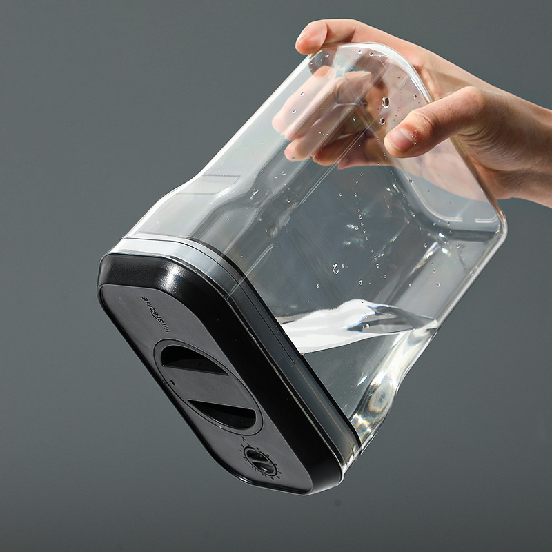 Sealed plastic food storage cans for grains and cereals, snack storage boxes, large rice cans, rice buckets, transparent storage cans Specification image