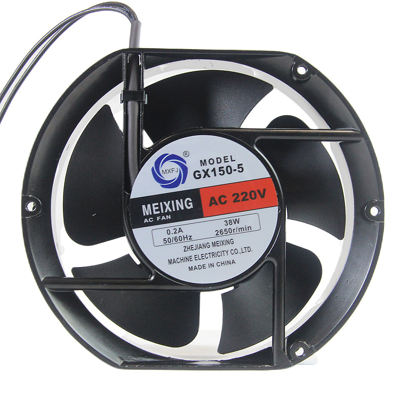 GX150-5 AC 220V ball bearing axial flow fan 17251 heat dissipation and cooling fan exhaust fan Item Picture