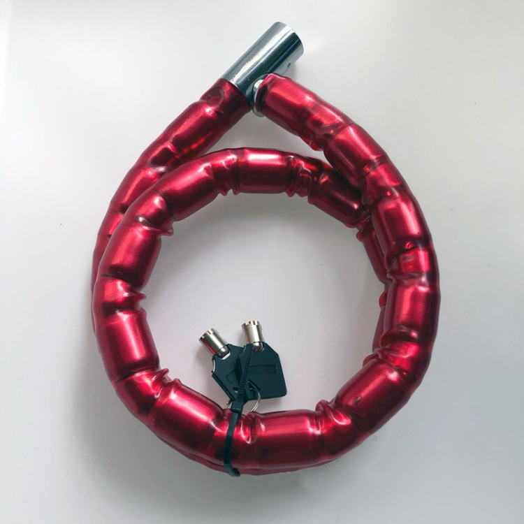 240907 Mountain bike joint lock, electric motorcycle cable lock, bicycle chain lock, anti-theft lock details Picture