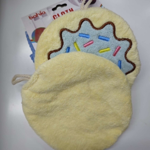 Thickened double-layer hanging cute pet Shanrong Lake hand towel Specification image