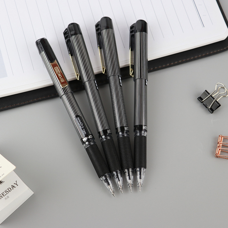 Modern Beauty 884 large-capacity 0.5mm bullet pen, office and student universal gel pen factory direct sales Item Picture