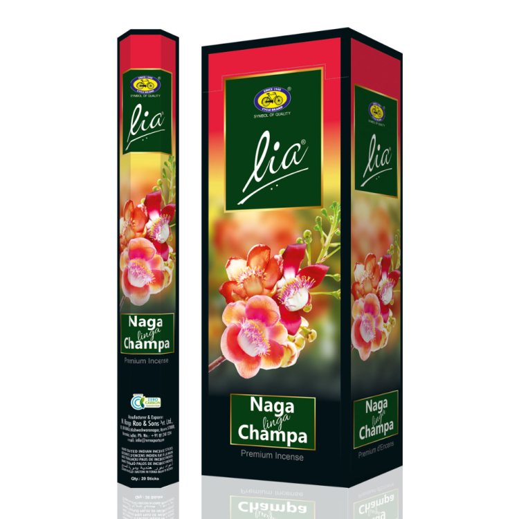 进口印度香塔香瑜伽线香天然草本植物Nagalingachampa Hexa 3D.