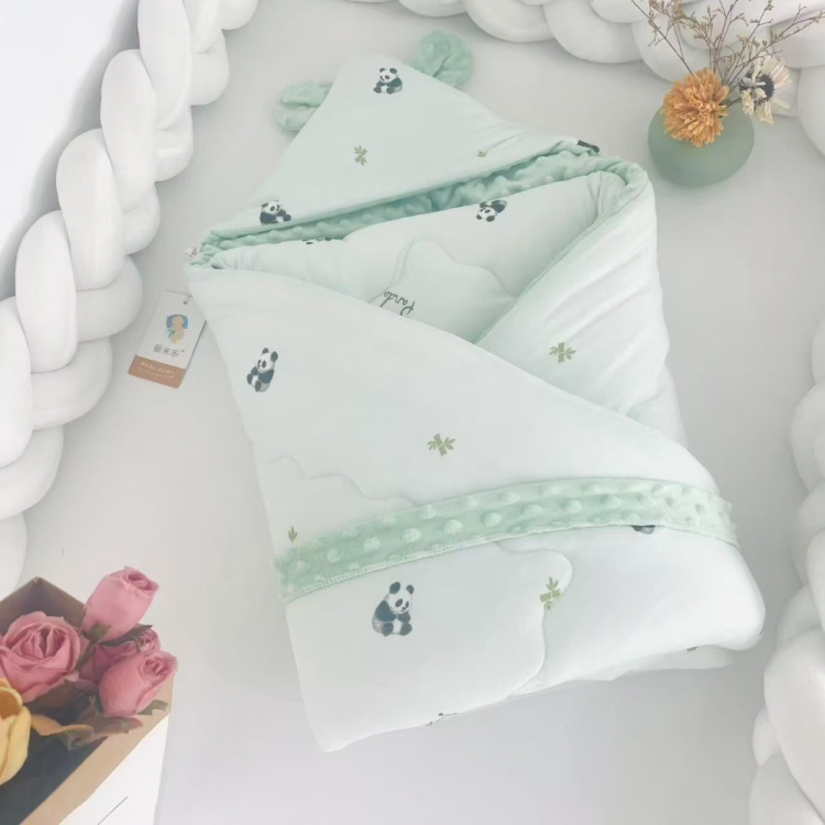 婴儿豆豆包被儿新生儿产房宝宝襁褓清仓新生儿包被婴儿包被春秋款产品图