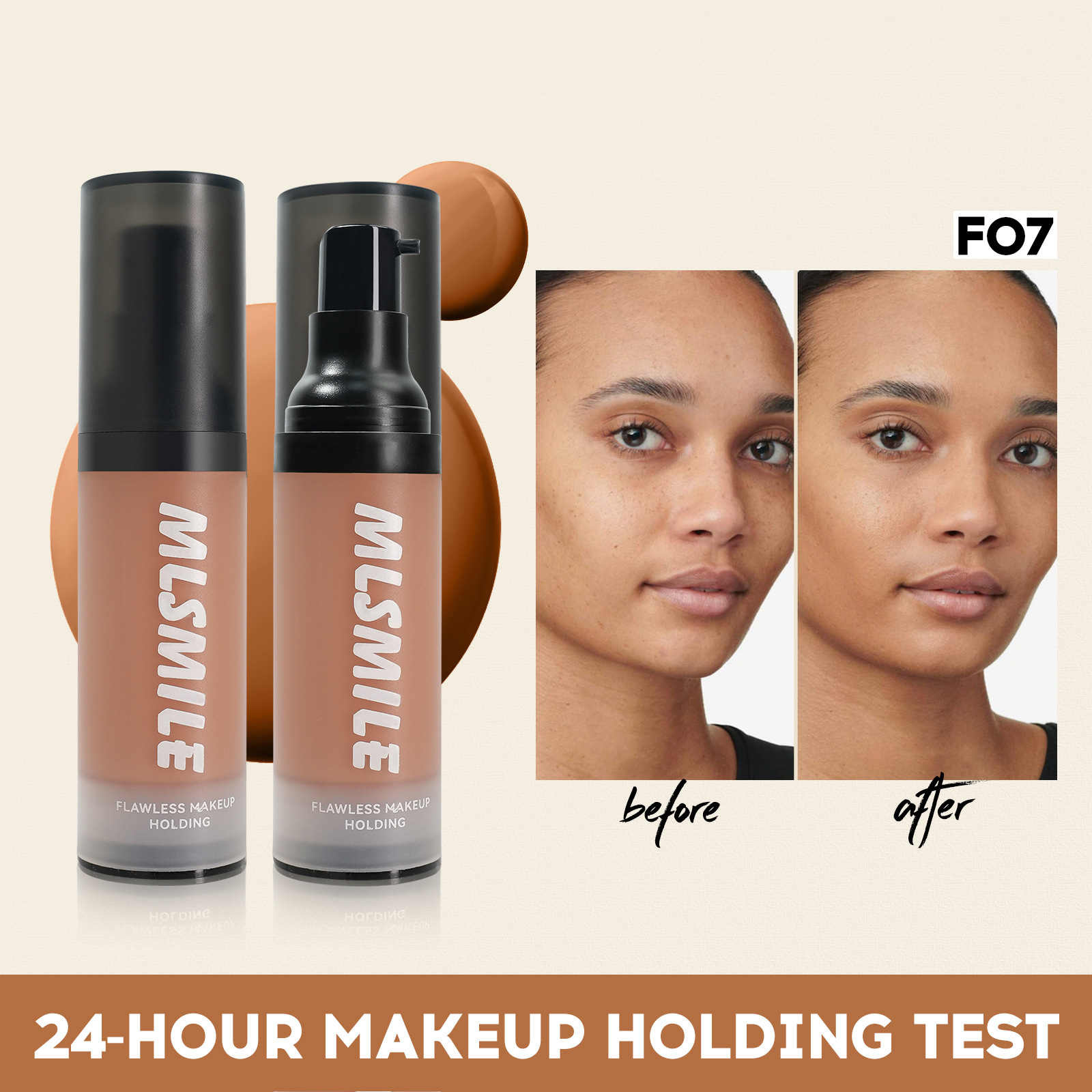 Long-lasting dual-purpose foundation for moisturizing, oil control, water resistance and sun protection, BB cream for concealing blemishes and whitening