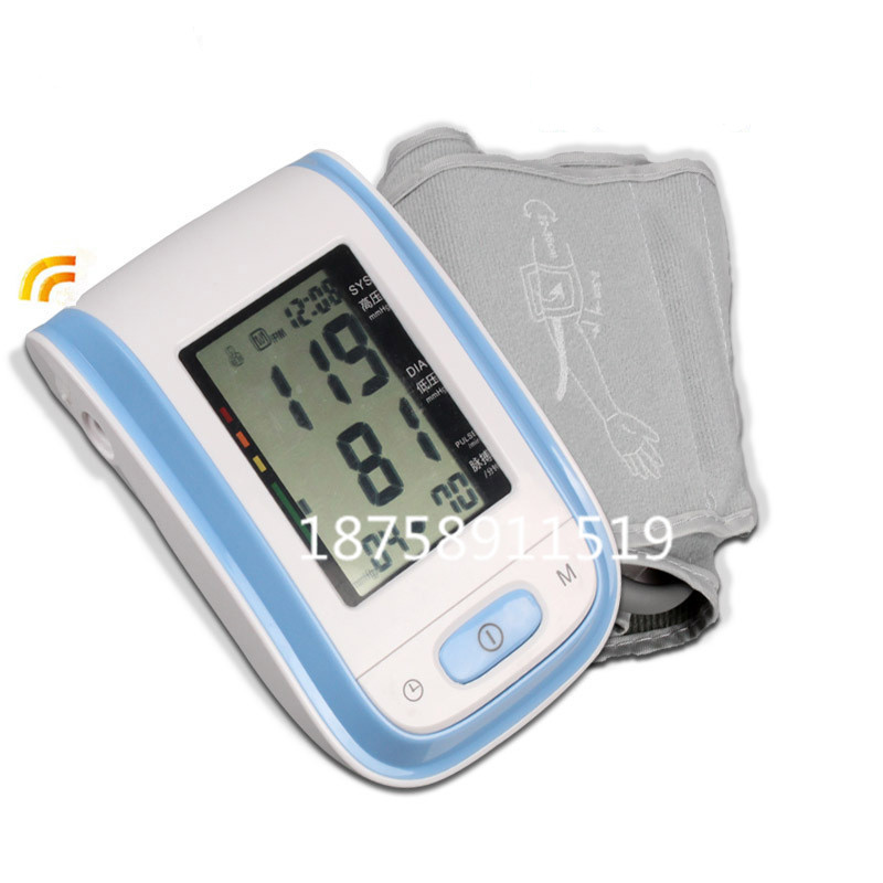Blood pressure monitor in both Chinese and English, Russian, electronic blood pressure monitor, arm type measuring instrument for measuring blood pressure, home use