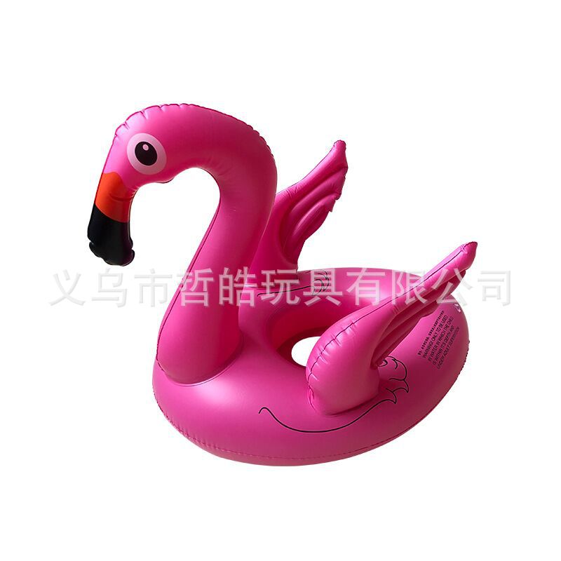 Summer water lifebuoy, children's boat with handle, unicorn inflatable cartoon head seat, inflatable
