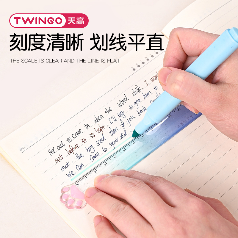 套尺/文具/文具用品/尺子套装/2724卡通直尺产品图