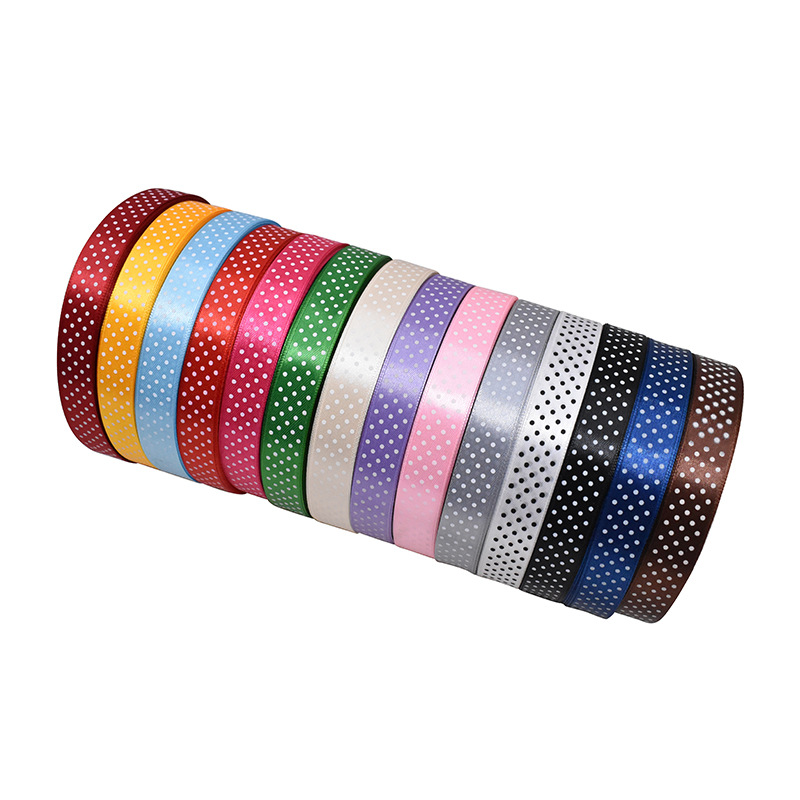 Wedding colorful polka dot ribbons, ribbon rolls, festival paper decorations, honeycomb balls, colored stripes, latte art decorative items, wedding arrangements Application Scenario