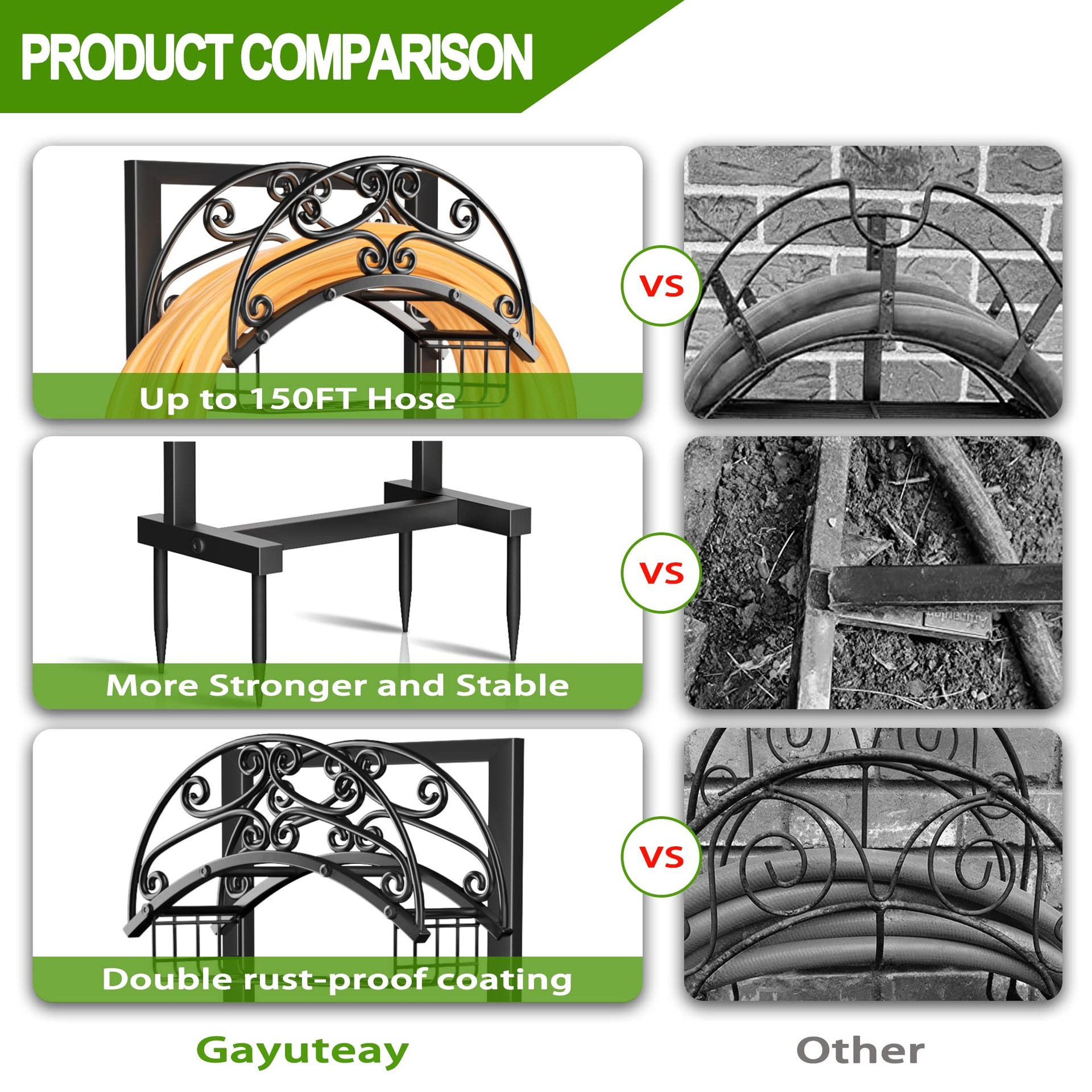 跨境水管架户外庭院支架金属收纳架花园铁艺多功能置物架