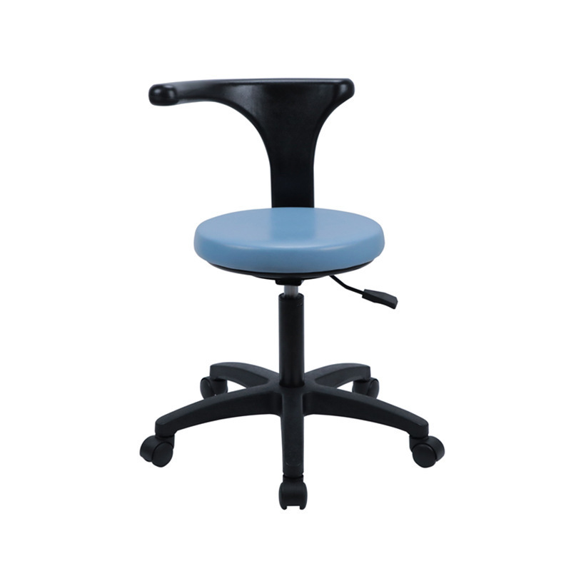 Cross-border exclusive dental chair, oral department adjustable chair, freely rotatable, movable pulley, adjustable backrest details Picture