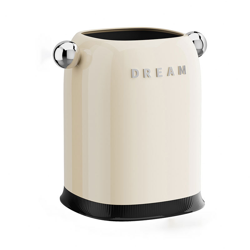 垃圾桶/笑脸垃圾桶/不弯腰垃圾桶/家用垃圾桶/不锈钢垃圾桶带盖细节图