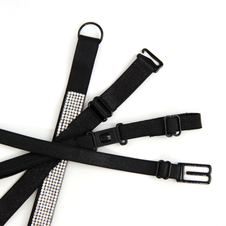 The finished products of the ring-shaped jujube processing include shoulder straps, underwear, suspenders, beautiful back, elastic eye masks, ties, bags, children's clothes, and high elasticity Specification image