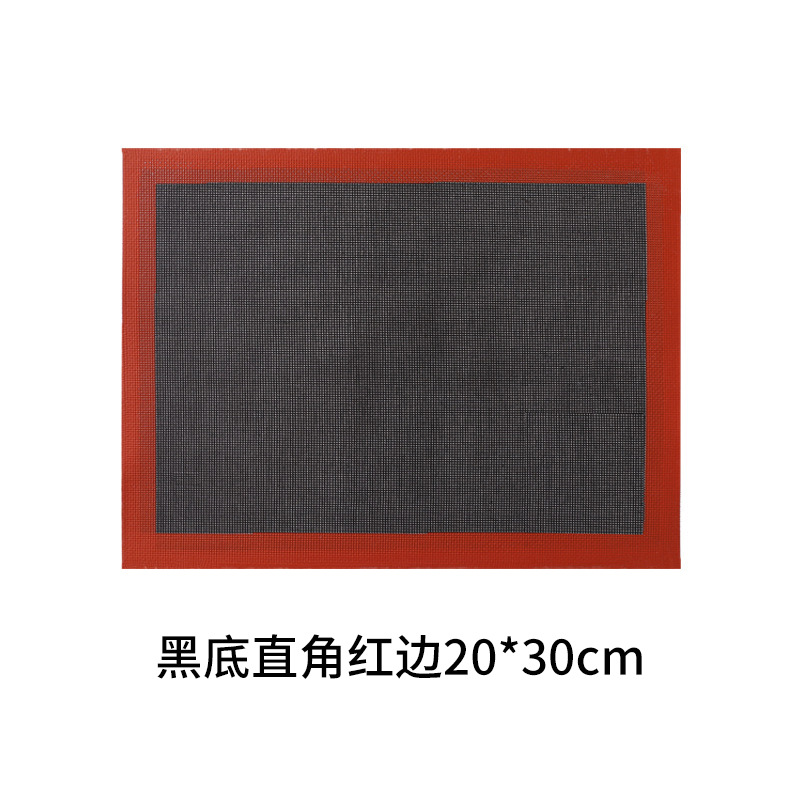 Breathable bread baking pad silicone mesh pad, mesh breathable baking pad, non-stick mesh breathable baking mesh silicone pad Specification image
