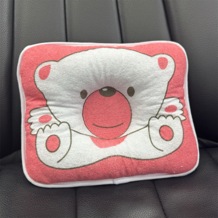 小熊婴儿定型枕宝宝枕头儿童枕方形新生儿防偏头宝宝定型枕产品图