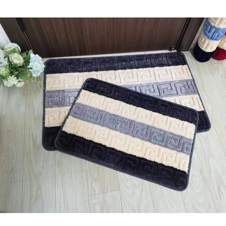 Polypropylene floor MATS, carpets, household jacquard door floor MATS, bathroom anti-slip MATS, wholesale for export to Europe and America