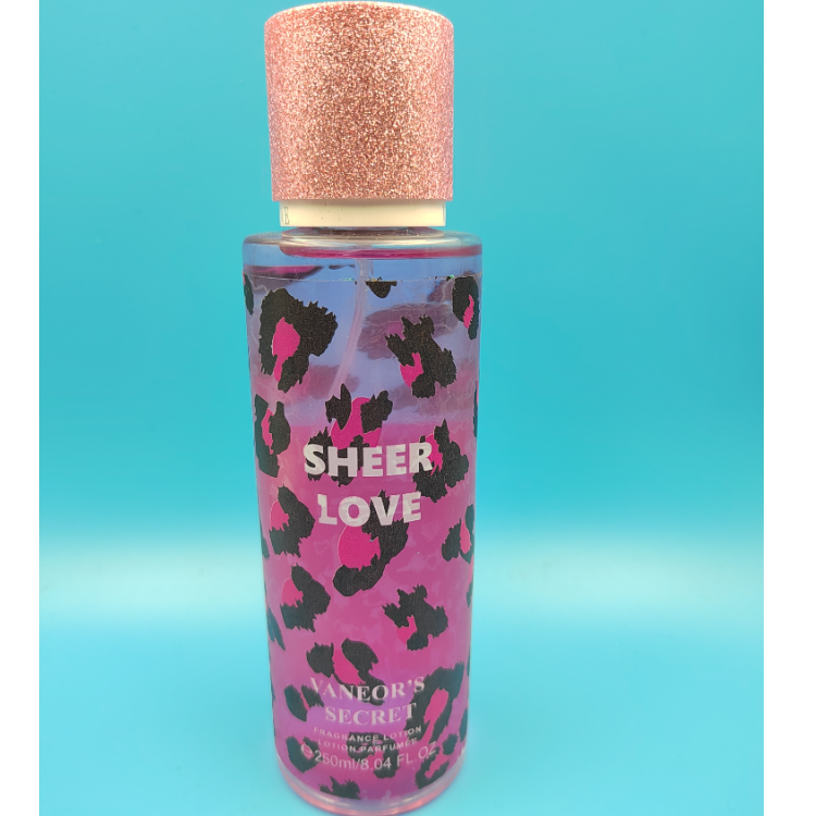 Exterior perfume perfume body spray leopardo estampado botella de plástico 237ML perfume Specification image