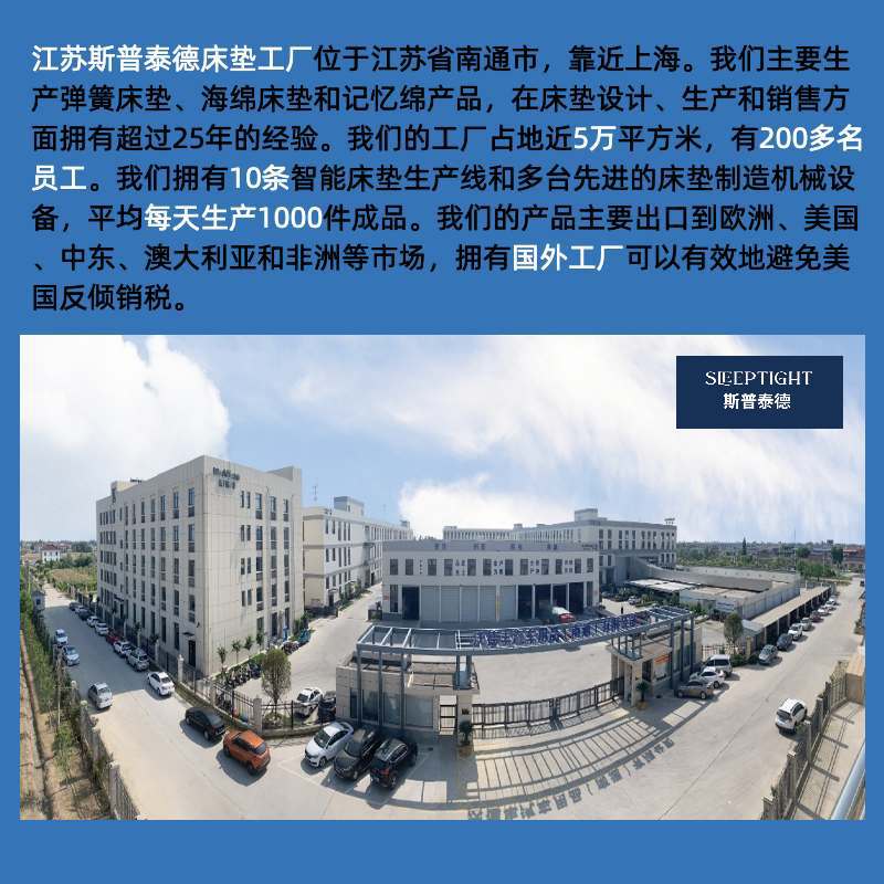 Cross-border Amazon sponge folding pad, outdoor portable folding mattress, memory foam three-fold pad details Picture