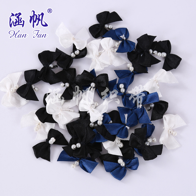 Factory direct sales of high-quality ribbon bow pearl pendants for decorating bows Specification image