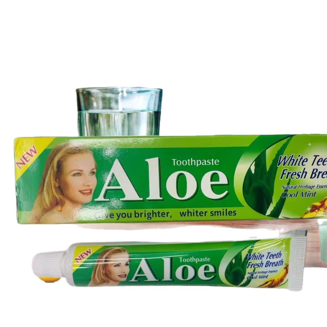 Customized (cross-border) export of English version aloe Vera White Ointment for freshening breath 100g toothpaste manufacturer wholesale Application Scenario