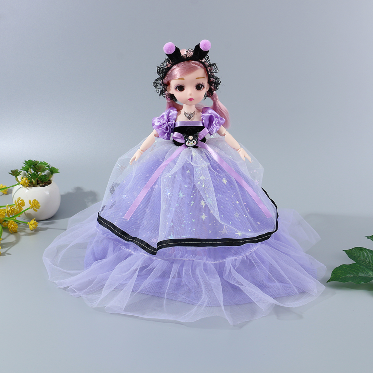 Wholesale of Dimei Princess cartoon dolls with movable joints, realistic and fashionable dolls, girls, wedding dresses and long dresses Item Picture