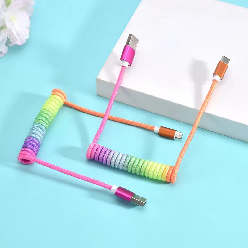 Colorful slingshot data cable Item Picture