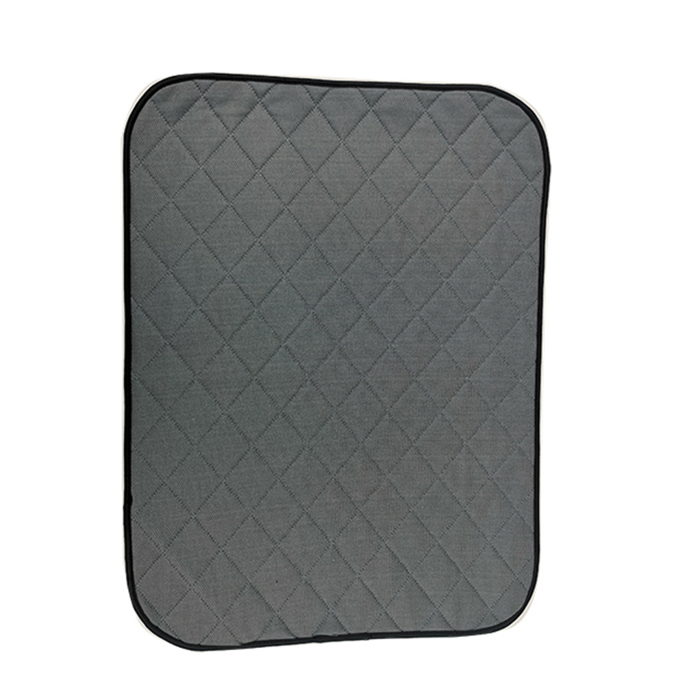 灰色菱格纹护腰坐垫记忆棉居家椅子坐垫