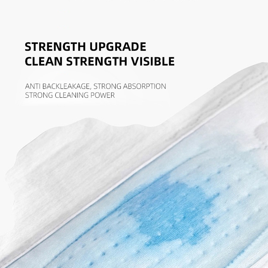 泡泡绵女神日用卫生巾姨妈巾0感透气舒适贴身女士护垫护翼整箱批详情图3