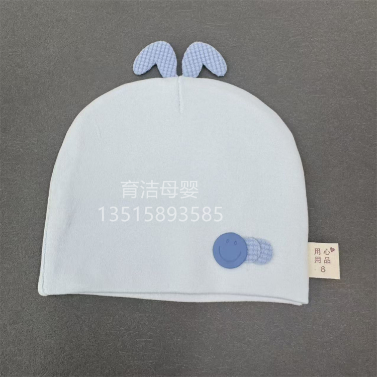 Four-season newborn caps, baby caps, single-layer A-class baby caps for infants and toddlers at birth, foreign trade children's caps Specification image