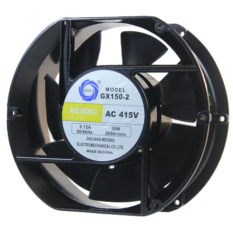 GX150-2 AC 415V ball bearing axial flow fan 17251 heat dissipation and cooling fan exhaust fan Specification image
