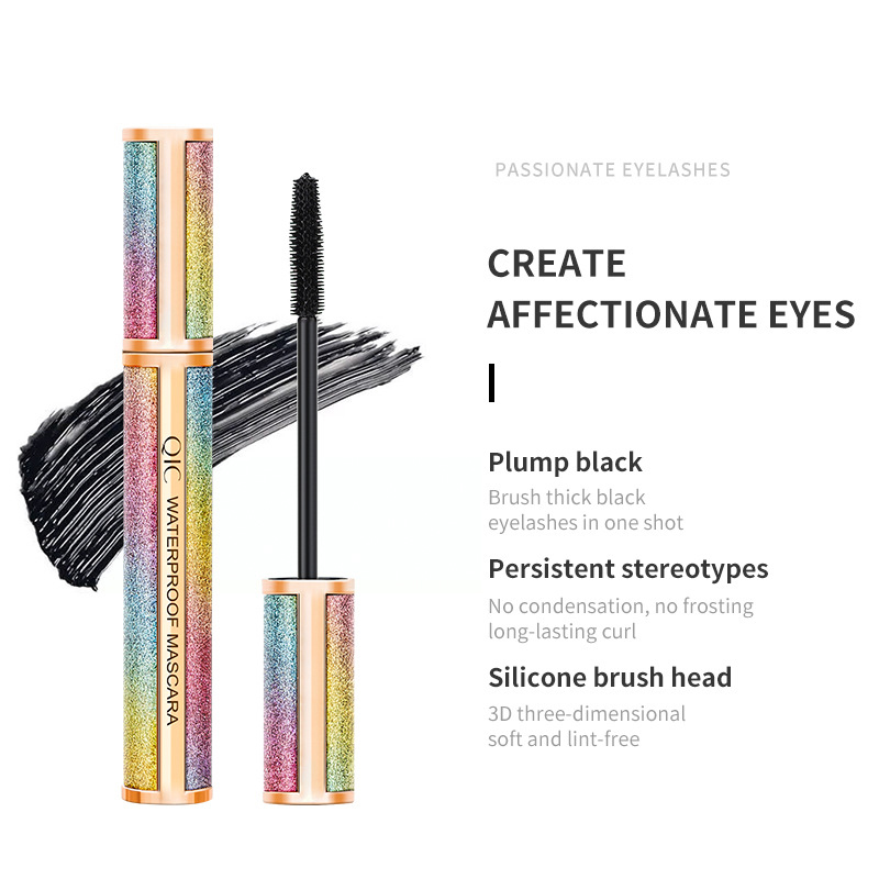 Noche estrellada resistente al agua y al sudor denso rizado no distorsionado pestañas mascara maquillaje Application Scenario