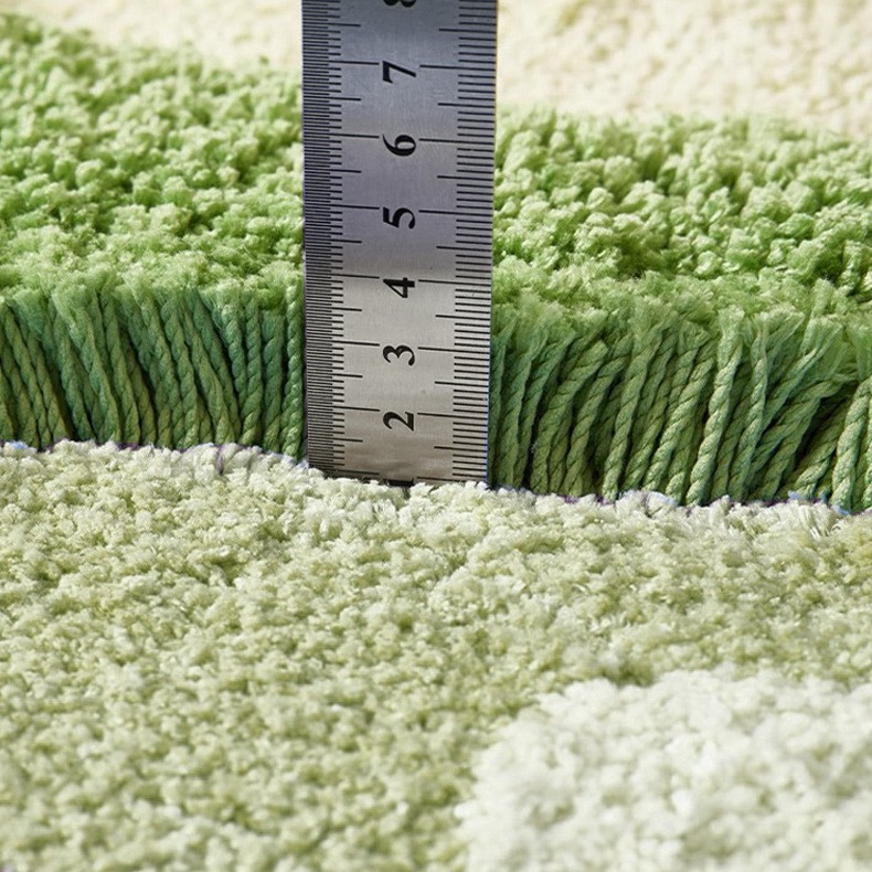 Forest-style moss carpet, thickened plush bed mat for the bedroom, sofa and chair floor mat for the living room, and irregular-shaped coffee table mat for the balcony Specification image