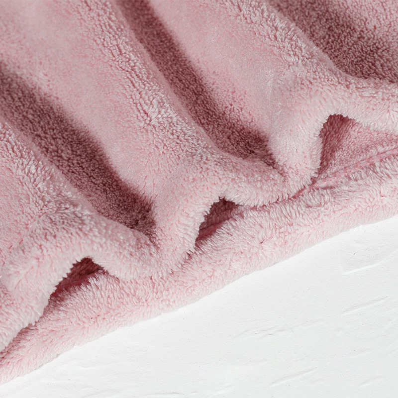 兔子双扣可爱少女成人珊瑚绒干发帽长发吸水速干包头巾毛巾速干帽详情图2